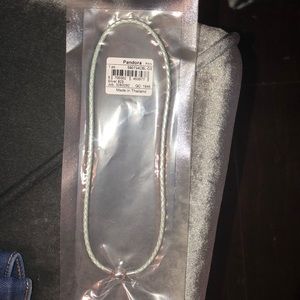 Leather pandora necklace/bracelet